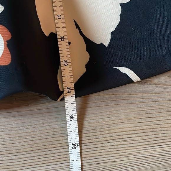 Anthropologie Maeve Amory Black Ivory Floral Fit & Flare Dress Size 4 Classic - Picture 10 of 14